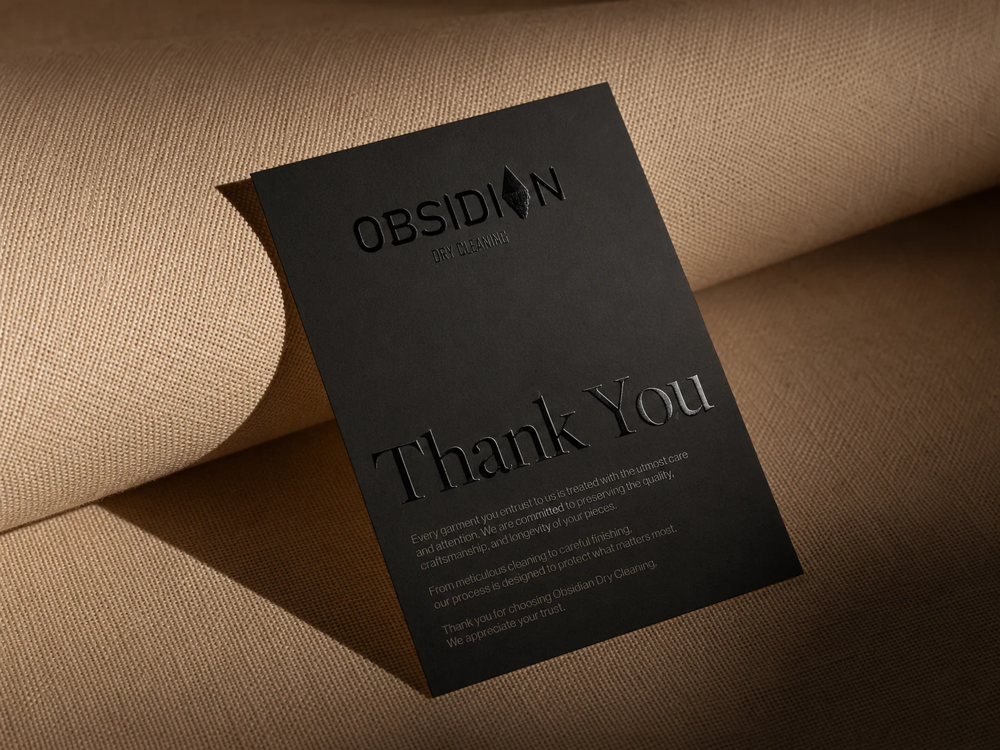 Obsidian product expression and brand assets in a 4 by 3 frame